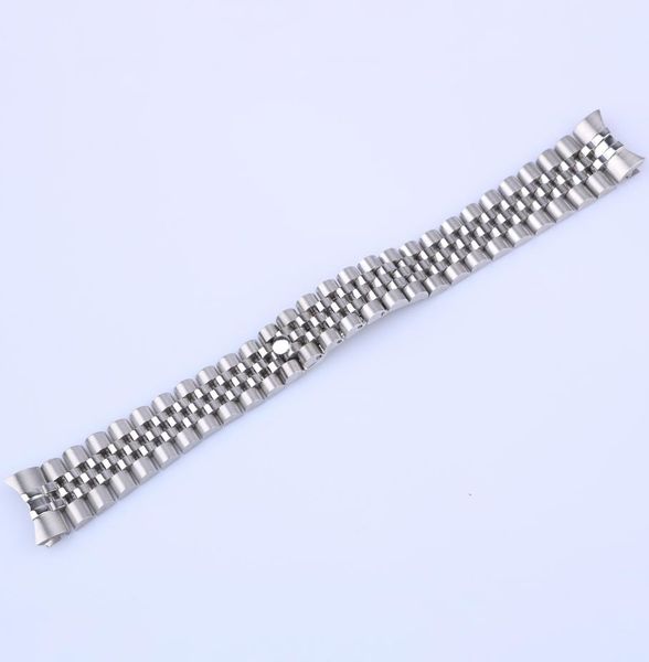 

role15x for datej 36mm20mm datej 41mm 21mm 316l stainless steel jubilee silver gold wrist watch band strap bracelet solid 9153604, Black;brown