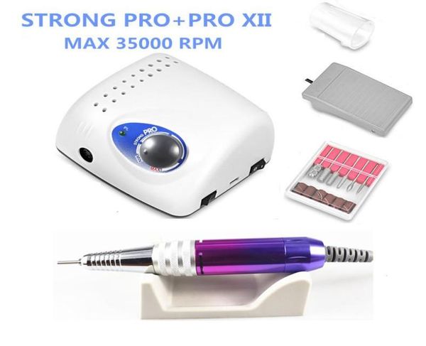 

nail drill accessories strong 210 pro xiii 65w 35000 machine cutters manicure electric milling polish file2066934