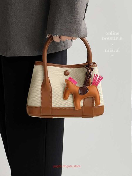 

original h home tote bags wholesale xiaorui pretty bag pony garden canvas large capacity women's 2023 new portable messenger have real