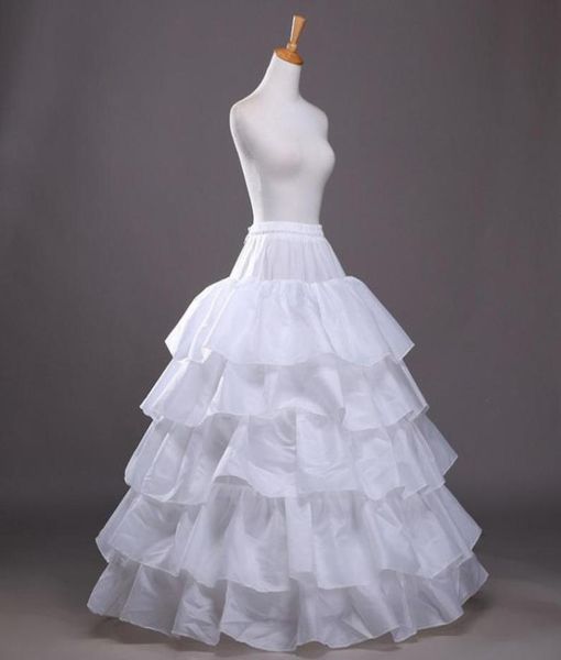

in stock ball gown petticoats tired underskirt crinoline for wedding dress bridal gown bwq318731249, White