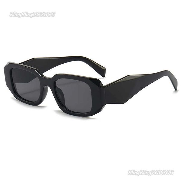 

2023 fashion designer sunglasses classic eyeglasses goggle 222 outdoor beach sun glasses for man woman 7 color optional triangular signature, White;black