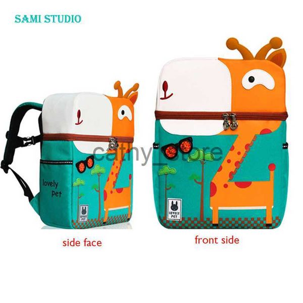 

backpacks kid unicorn backpack cute 3d cartoon dinosaur anti-lost kindergarten orthopedic school bag for girl children mochila bookbagx0630