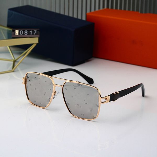 

designer sunglasses for women and men brand europe and the united states metal ocean piece sunglasses fashion street sunglasses square frame, White;black