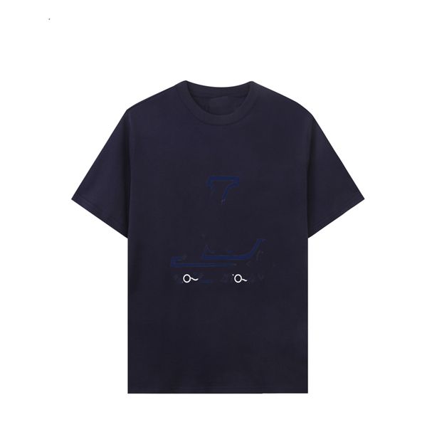 

fashion men's t-shirts 2023 luis men t-shirt retro decoration cotton soft anti- wrinkle letter printing casual couple short sleeve vutt, White;black