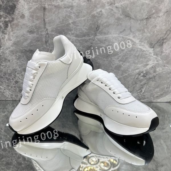 

2023 men women casual shoes canvas sneaker platform triple lace up canva fashion chaussure size 35-46 xinshidai230404, Black