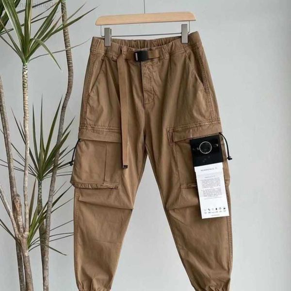 

2023 men's y2k cargo pants stones island harajuku hip hop print multi pocket overalls punk rock wide leg oversized 7lqf, Black
