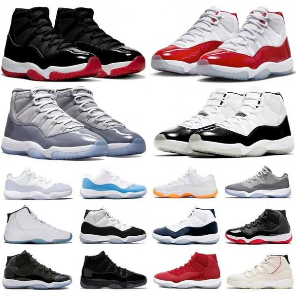 

2023 jumpman 11 11s basketball shoes designer men sneakers low cement grey mens women shoe cherry midnight navy velvet cool grey 25th annive