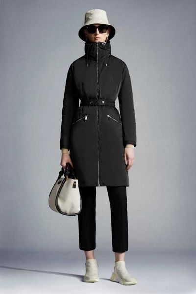

autumn and winter new women's down coat, waistband slimming, novel style, fashion., Black