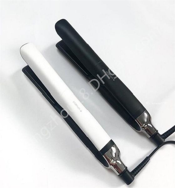 

ceramic flat iron professional hair styler hair curler straightener plate tools8915858, Black