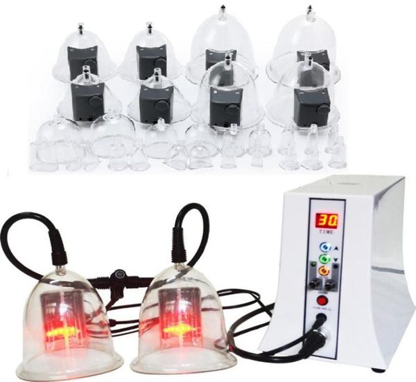 

35 cups vacuum therapy massage slimming bust enlarger breast enhancement body shaping butt lifting home use health care machine4005870