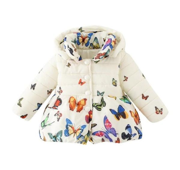 

fashion toddler baby girls winter coat infants kid cotton butterfly parkas outwear girl down clothes9912322, Blue;gray