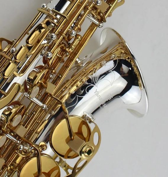 

yanagisawa a-992 eb tune alto saxophone nickel silver plated body and gold plated key exquisite hand carved professional music instruments s