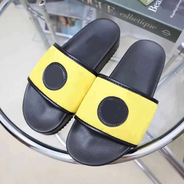 

designer shoes men women slippers summer flip-flops soft bottom outside shoes anti-slip sandals printed beach slippers with box size, Black