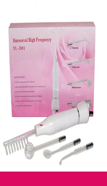 

new violet purple ray high frequency electrode darsonval treatment for facial skin spot remover hair growth 4 glasses tube3700296