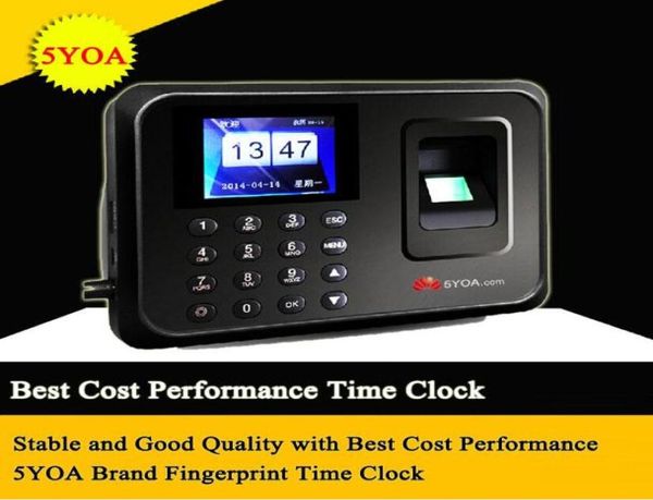 

biometric fingerprint time clock recorder recording attendance employee digital machine electronic standalone punch reader time cl2093074