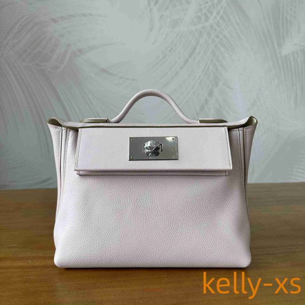 

original h home tote bags wholesale handmade mini2424 bag handheld one shoulder cross body women's new dreamy purple evercolor cow leat