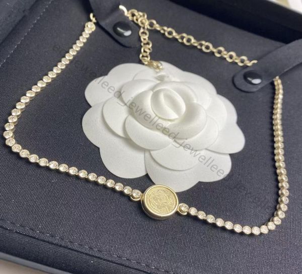 

2022brand designer women039s 100th anniversary diamond necklace1233360, Silver