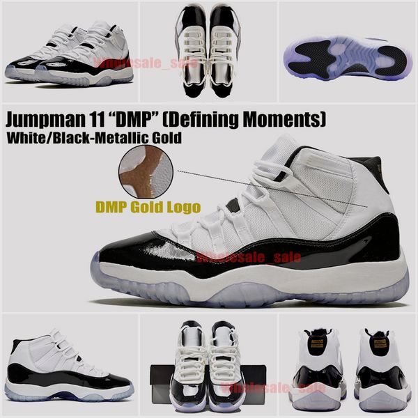 

dmp 11s basketball shoes mens womens sneakers jumpman 11 black yellow white black metallic gold high sports neapolitan dmp cement grey cool