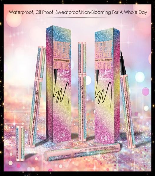 

waterproof qic starry sky eyeliner pencil 24 hours longlasting liquid black eye liner pen nonblooming makeup tools factroy direc1848389