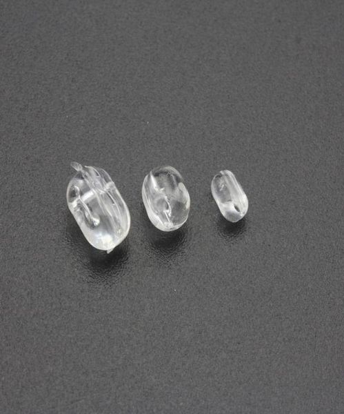 

rompin 100pcslot 35 476 58 transparent fishing cross beads plastic clear beads double pearl drill cross beads carp fishing4511983