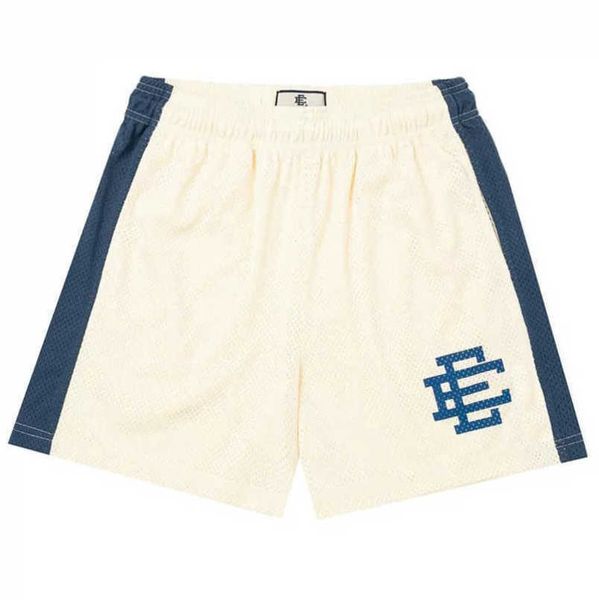 

luxury fashion men's ee shorts basic eric emanuel new york city skyline brand men women running sports quarters casual quick pants loos, White;black
