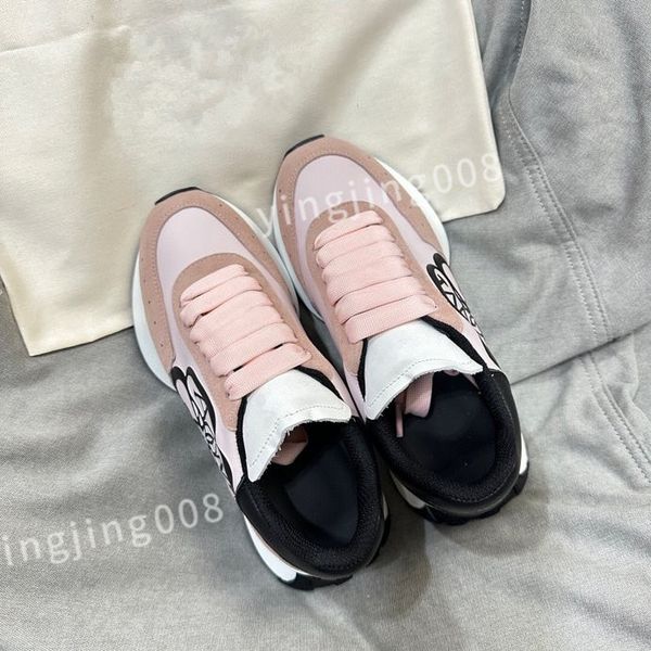 

2023 new men women casual shoe canvas sneaker platform triple lace up canva fashion chaussure size 35-46 xinshidai230404, Black