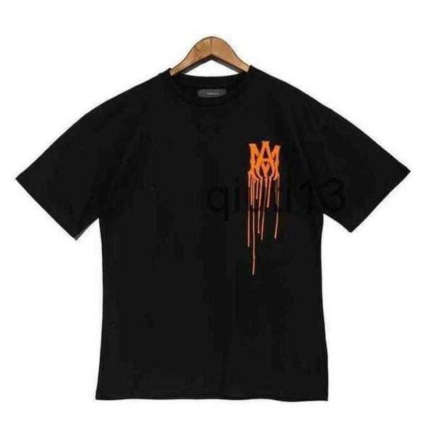 

men's t-shirts designer amirs amirsy summer fashion brand sand fluid letter printed and women's short sleevet-shirtu6fd, White;black