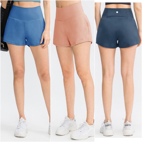 

ll-02414 womens yoga outfits high waist shorts exercise cheerleaders short pants fitness wear girls running elastic pants sportswear breatha