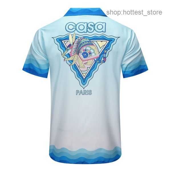 

casablanca shirt men designer shirts casa blanca fit casual popular polo men's clothing uality dress us size -3xl 249, White;black