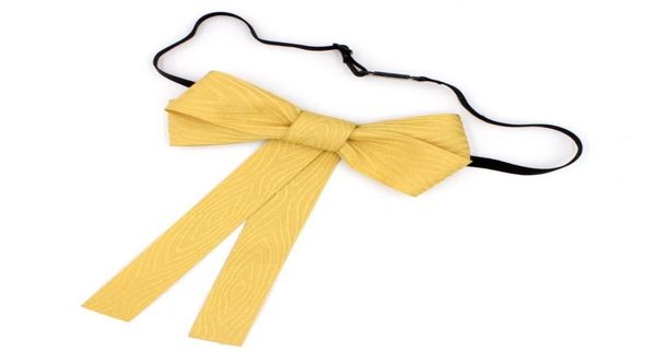 

bow ties men women neck shirt collar tie groom wedding business office necktie school uniform elastic band ribbon bowtie accessori9997182, Black;gray