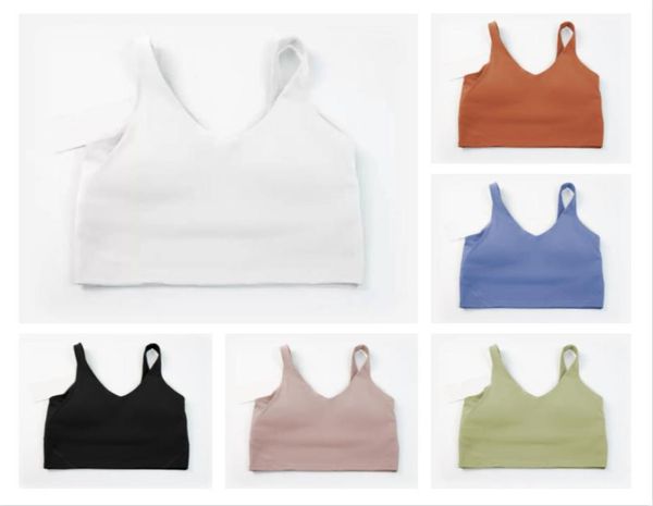 

bra align yoga sport tanks high impact fitness seamless gym womens active wear workout vest sports sport5215999
