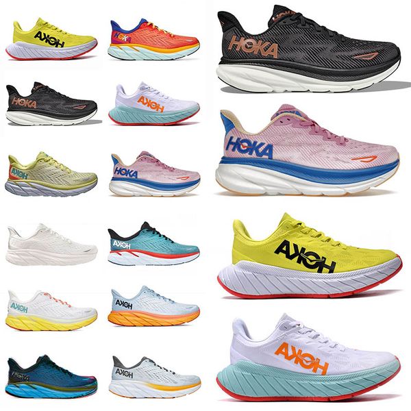

trend hokas one style one clifton 9 running shoes young runner hoka sneakers carbon x2 men women airy orange lifestyle shock be current harb