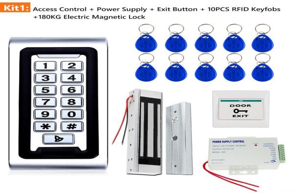 

door access control system kit rfid access control with alloy bright backlight keypad power supply electric magnetic bolt stri8758079