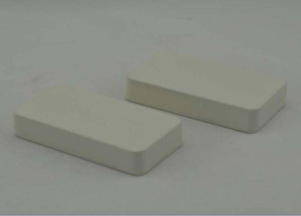 

2x 1590b style hammond aluminum stomp box effects pedal enclosure white8482062
