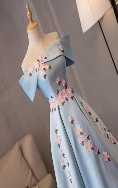 

short prom dresses satin evening gown off the shoulder sky blue tealength formal women party dress31156021874737, Black
