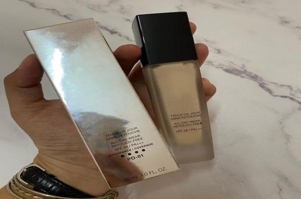 

new brand lm foundation liquid 30ml stay in place makeup 1oz intransferable 2 colors liquid foundation optionpo01 po02 all8776227