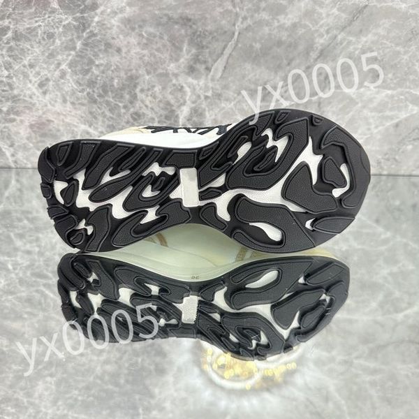 

new designer brand men womens platform casual shoes women sneakers super flex rubber sole trainers size 35-46 xsd230403, Black