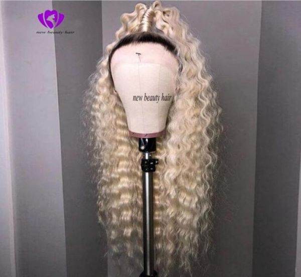 

new ombre blonde wig kinky curly lace front 150 density 26quot redpinkblue black heat resistant synthetic wigs for black wome860387833296