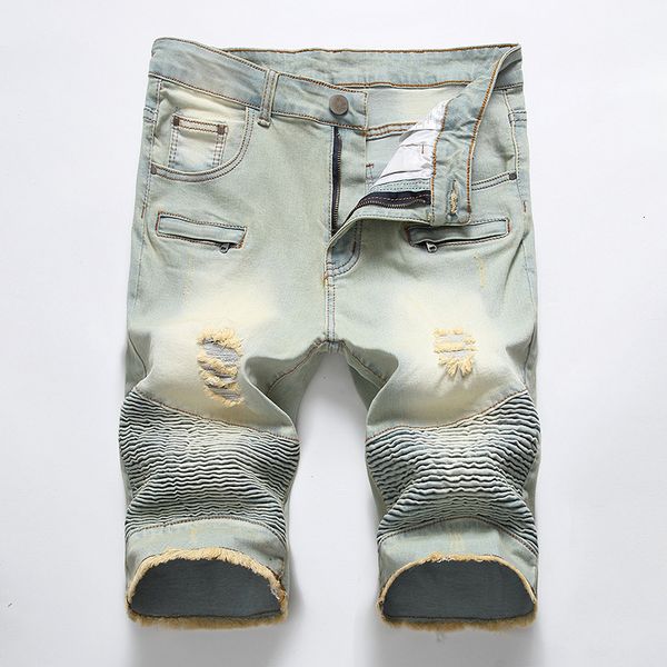 

men s jeans baggy jean shorts men 230629, Blue