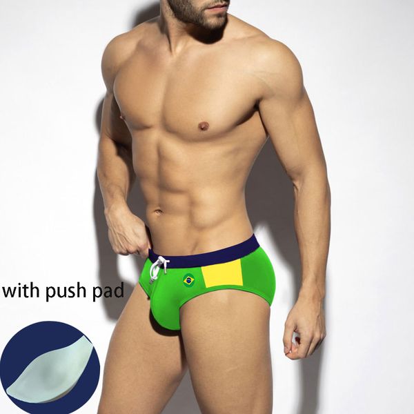 

men's swimwear european and american color matching triangle swimming trunks summer multinational flag shorts men hdzbg 230630