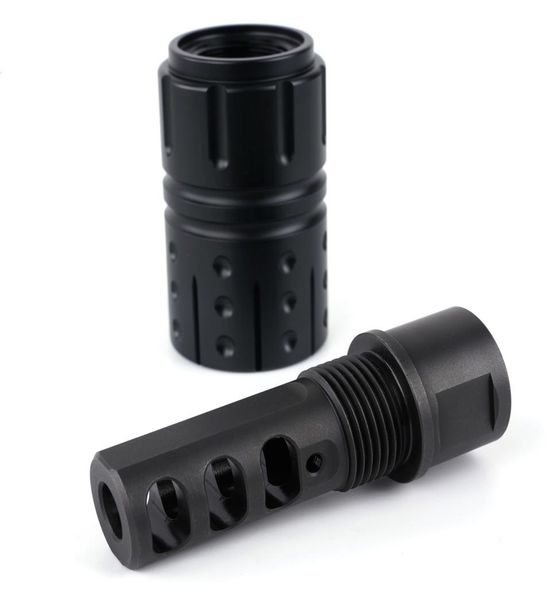 

steel 308 muzzle brake 762 m18x1rh with 1316x16 sleeve 7075 aluminium9780027
