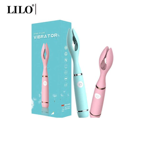 

dou bo zhen bang women's g-spot stimulation clip teases and double electric variable frequency