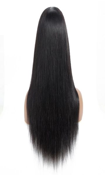 

9a mink brazilian virgin hair glueless lace front human hair wigs for black women pre plucked brazilian ramy straight lace front w7947802, Black;brown