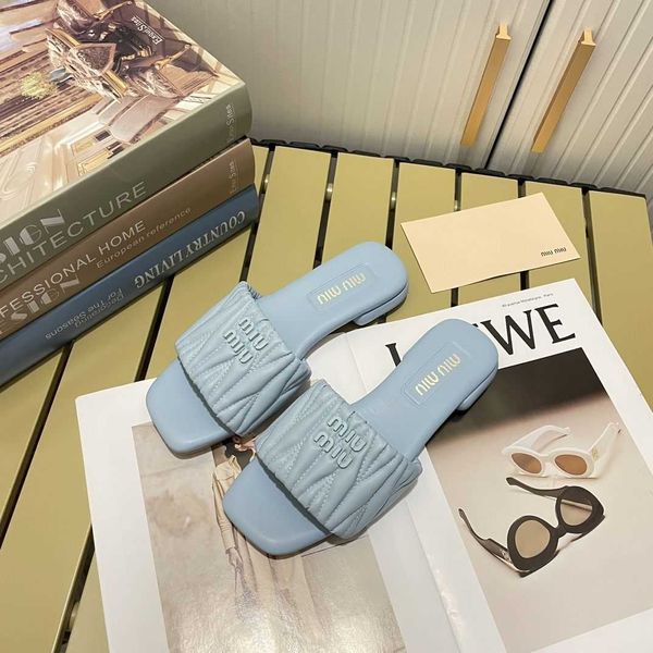 

cool mius beach sandals shoes women slide designer slippers casual lightweight high-end line indoor 2lcf