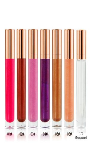 

whole waterproof 7 colors shimmer lip gloss no logo makup lipsticks shiny glossy liquid lip gloss lipstick cosmetic make up li9898292