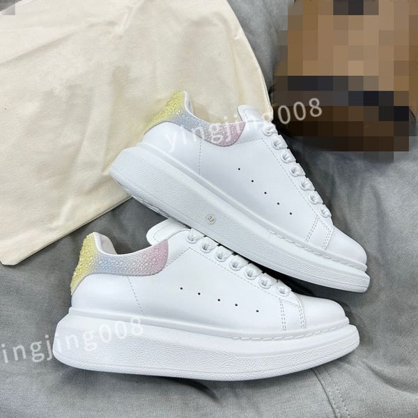 

new sneakers calfskin leather style casual shoe sports shoe designer sneaker shoes letters size 35-46 xinshidai230402, Black
