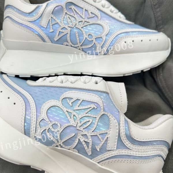 

luxurys ladies graffiti white shoes mens leather casual shoe platforms print fashion personality couple sneakers women xinshidai230403, Black