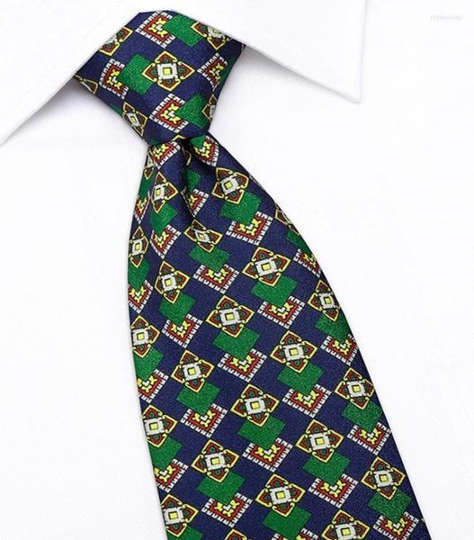 

bow ties british style men039s necktie retro jacquard weave 9 cm wide for men work business casual neck tie with g8863996, Black;gray