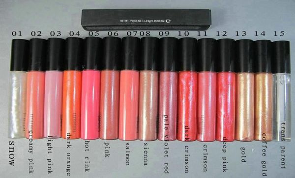 

15pcslot makeup lip gloss 192g 15 color 01234567893348123