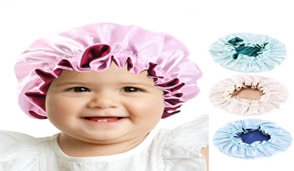 

new reversible satin bonnet double layer adjustable sleep night cap head cover headwear bonnet hat for curly springy hair black2947832, Yellow